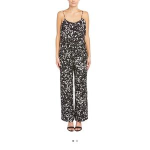 Haute Hippie Crossback Printed Silk Jumpsuit